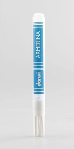 Obrázek produktu: DARWI ARMERINA fixa na porcelán bez vypalování 6 ml/2 mm - bílá krycí