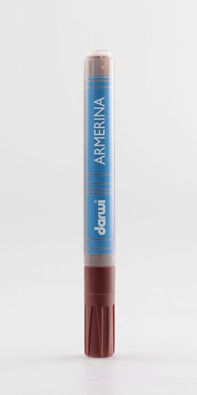 Obrázek produktu: DARWI ARMERINA fixa na porcelán bez vypalování 6 ml/2 mm - tmavě hnědá