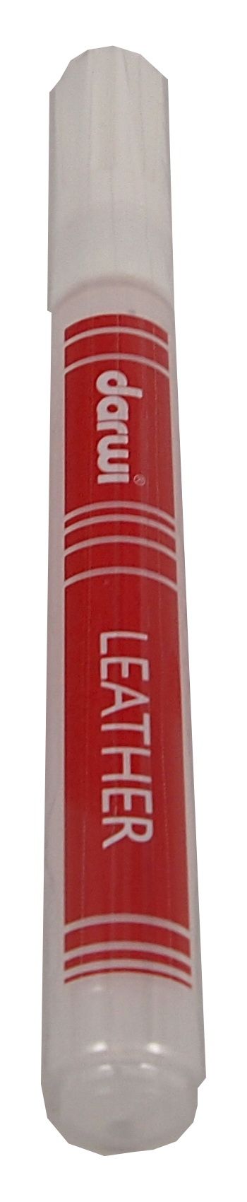 DARWI Fix na kůži a koženku - 6 ml/1,2 mm - bílá