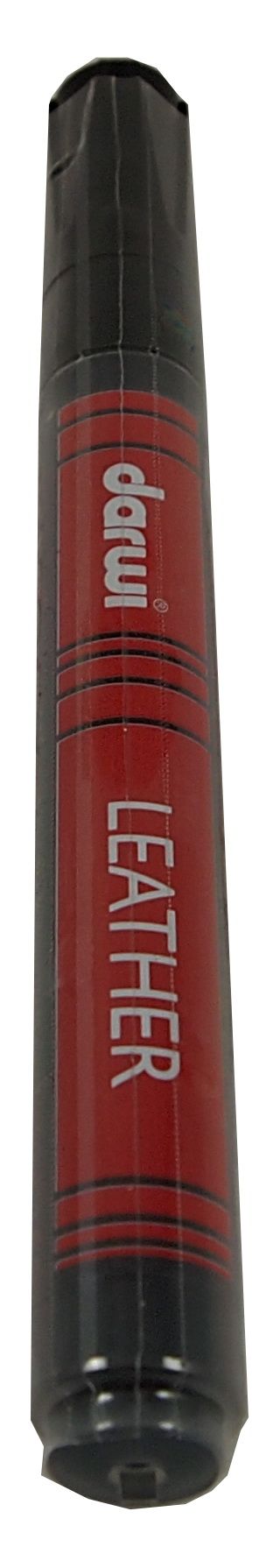 Levně DARWI Fix na kůži a koženku - 6 ml/1,2 mm - černá