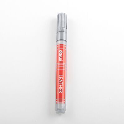 Obrázek produktu: DARWI Fix na kůži a koženku - 6 ml/1,2 mm - stříbrná