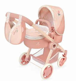 Obrázek produktu: DeCuevas 80574 Skládací kočárek pro panenky 3 v 1 s taškou Tulipe - 70 cm