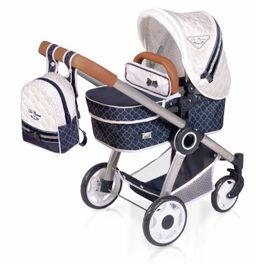 Obrázek produktu: DeCuevas - Skládací kočárek pro panenky 3 v 1 s batůžkem