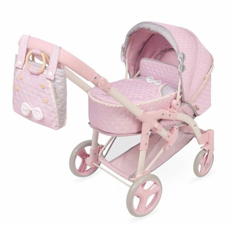 Skládací kočárek pro panenky 3 v 1 s přenosnou taškou Sophie 75 cm