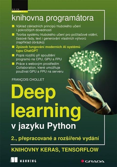Obrázek produktu: Deep learning v jazyku Python - 2., rozšířené vydání