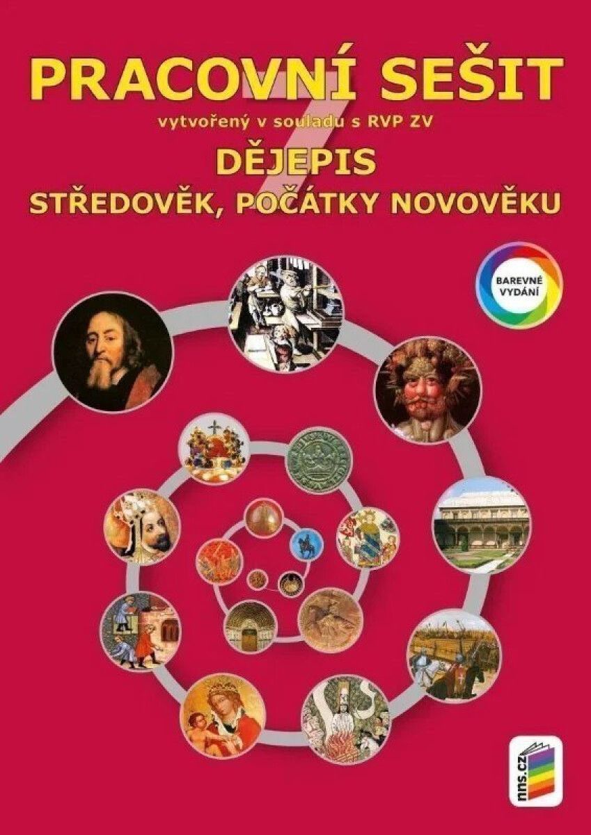 Dějepis 7 - Středověk, počátky novověku - barevný pracovní sešit
