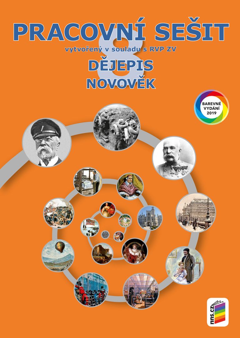 Dějepis 8 - barevný pracovní sešit