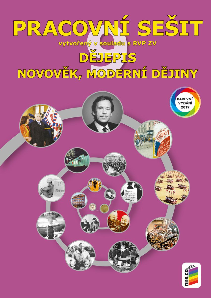 Dějepis 9 - Novověk, moderní dějiny - barevný pracovní sešit