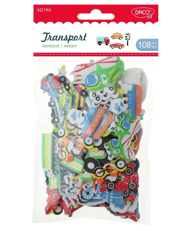 Dekorace pěnová samolepící Doprava