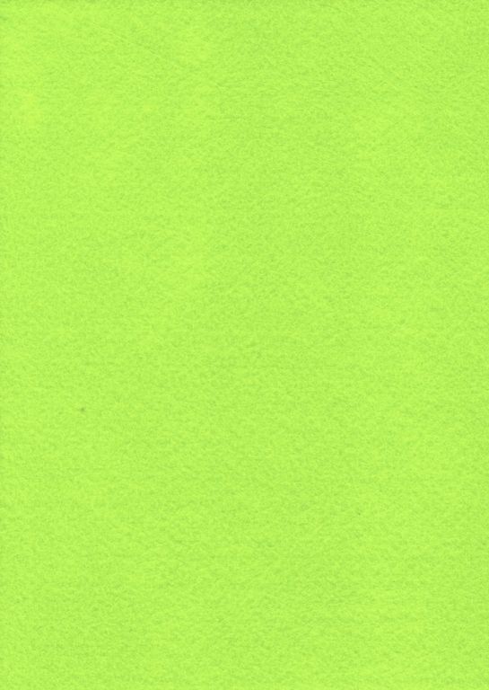 Dekorační filc A4 - fluo-žlutozelený (1 ks)