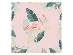 Obrázek produktu: Dekorační ubrousky 33 × 33 cm, 20 ks - plameňák