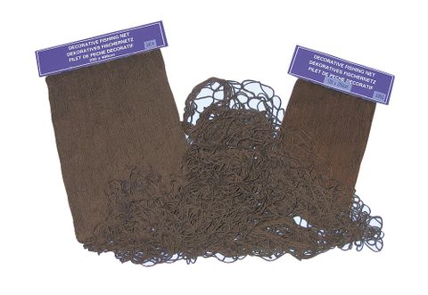 Obrázek produktu: Dekorativní rybářská síť, hnědá, 100 × 200 cm