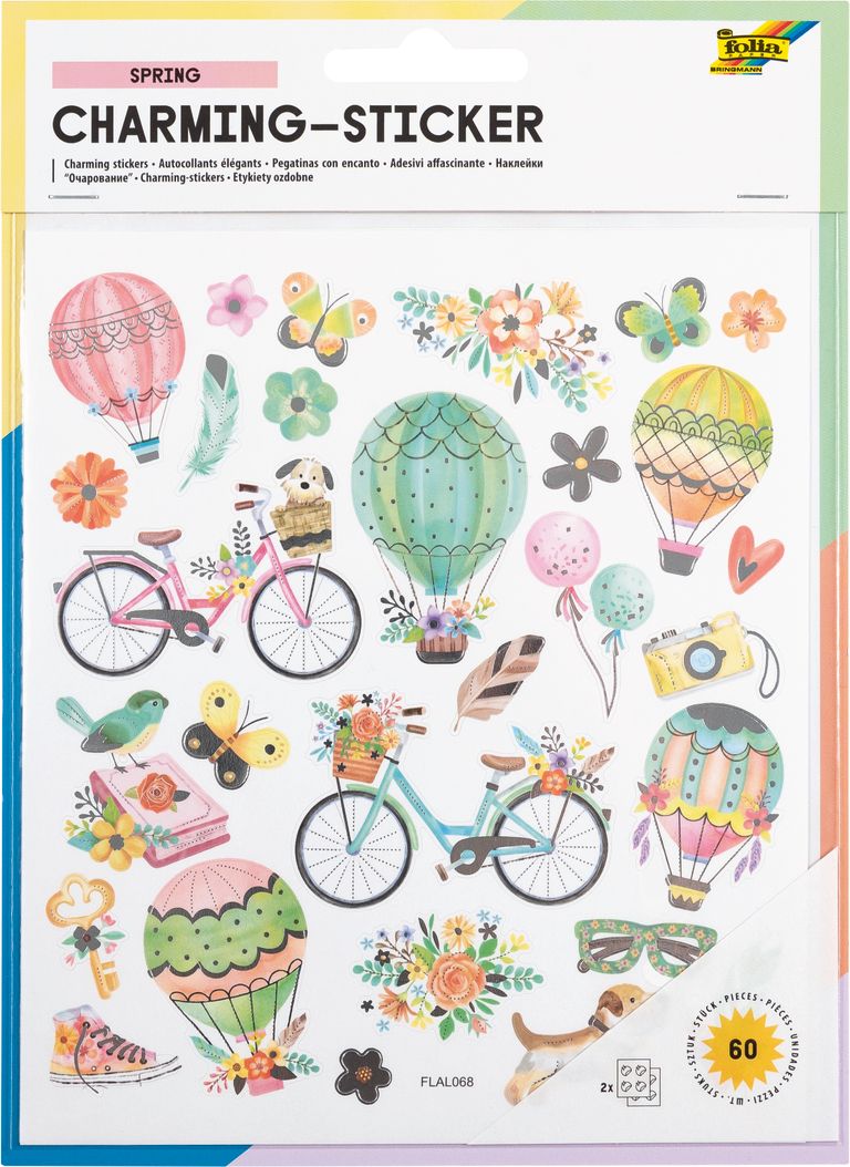 Dekorativní samolepky - JARO - 60 ks