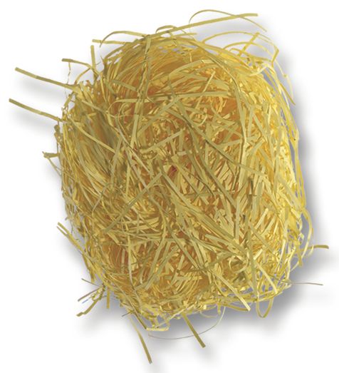 Obrázek produktu: Dekorativní tráva z papíru - 30 g - žlutá
