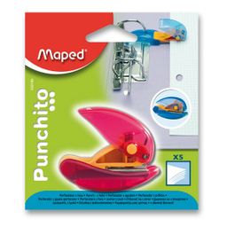 Obrázek produktu: Děrovačka MAPED punchito na 1 otvor, 5 listů - mix barev