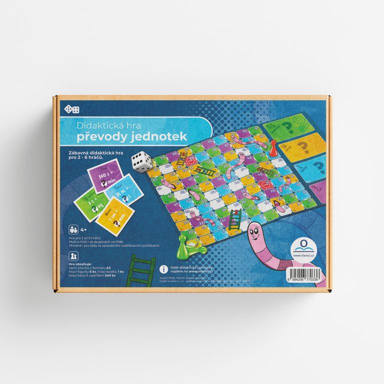 Levně Desková didaktická hra - Převody jednotek