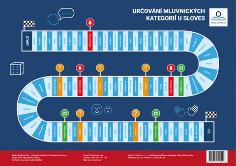 Obrázek produktu: Desková didaktická hra - Slovesa