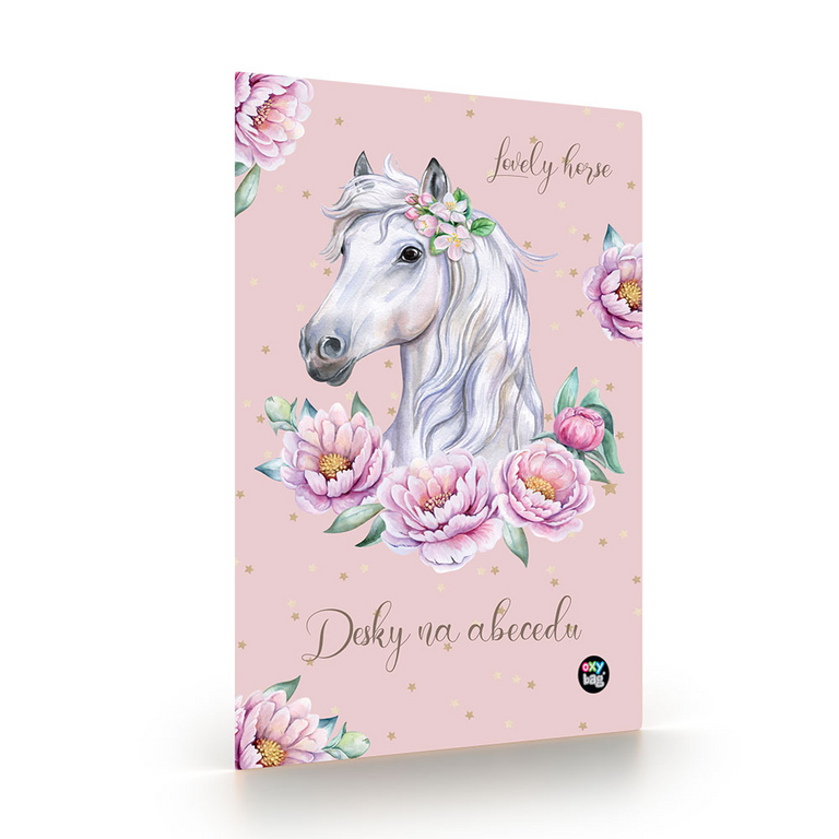 Karton P P Desky na abecedu Romantic Kůň