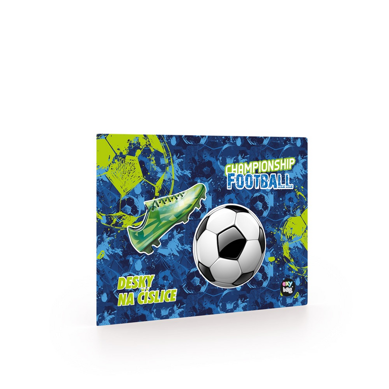 Levně Desky na číslice fotbal