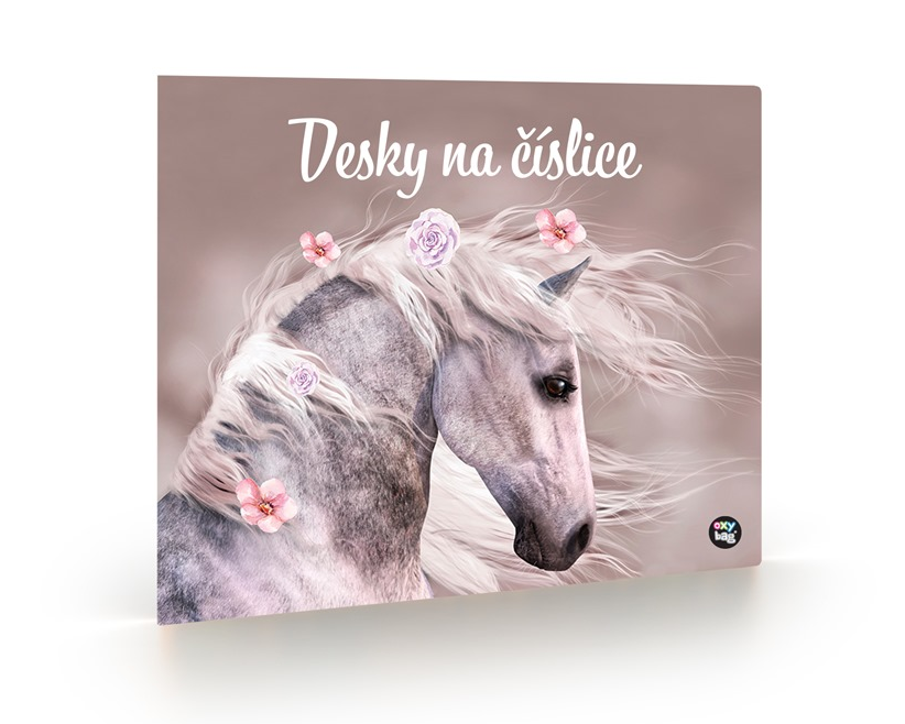 Desky na číslice - Kůň romantic 2