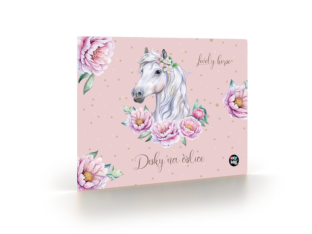 Desky na číslice - Kůň romantic