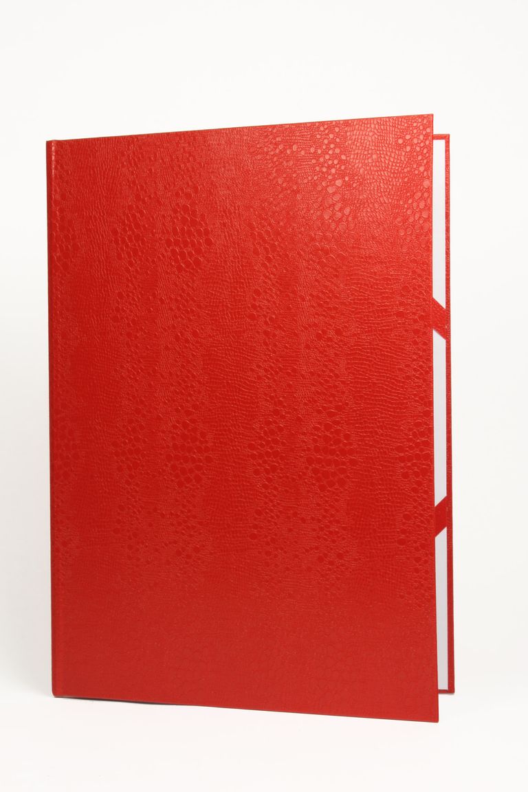 Desky na diplomy a vysvědčení - červené