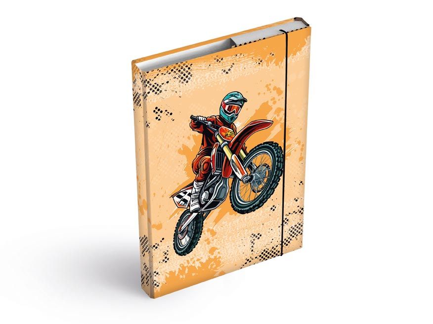 Desky na sešity MFP box A4 - Motorka
