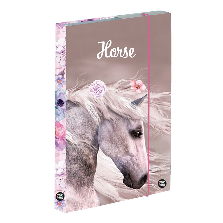 Box na sešity oxybag Kůň romantic A4 JUMBO