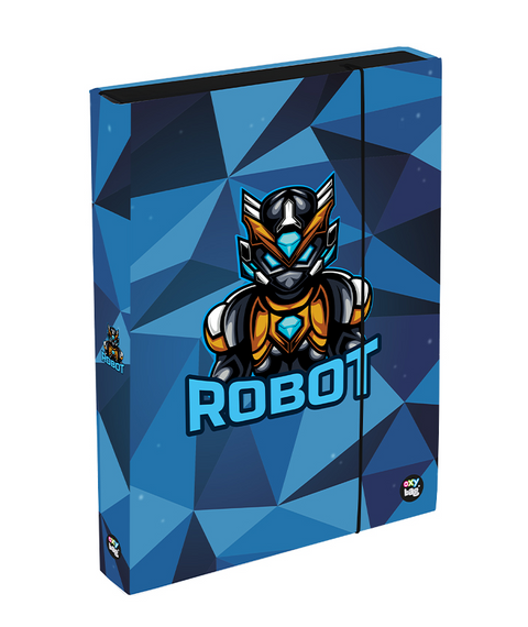 Obrázek produktu: Desky na sešity s boxem A4 Jumbo - Robot
