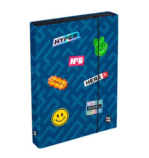 Obrázek produktu: Desky na sešity s boxem A4 Jumbo - Stickers