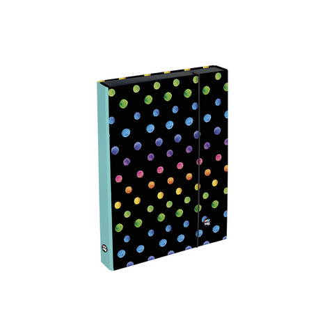 Obrázek produktu: Desky na sešity s boxem A5 Jumbo - Dots