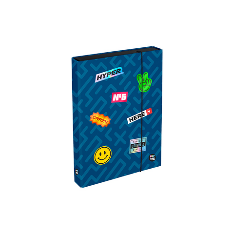 Obrázek produktu: Desky na sešity s boxem A5 Jumbo - Stickers