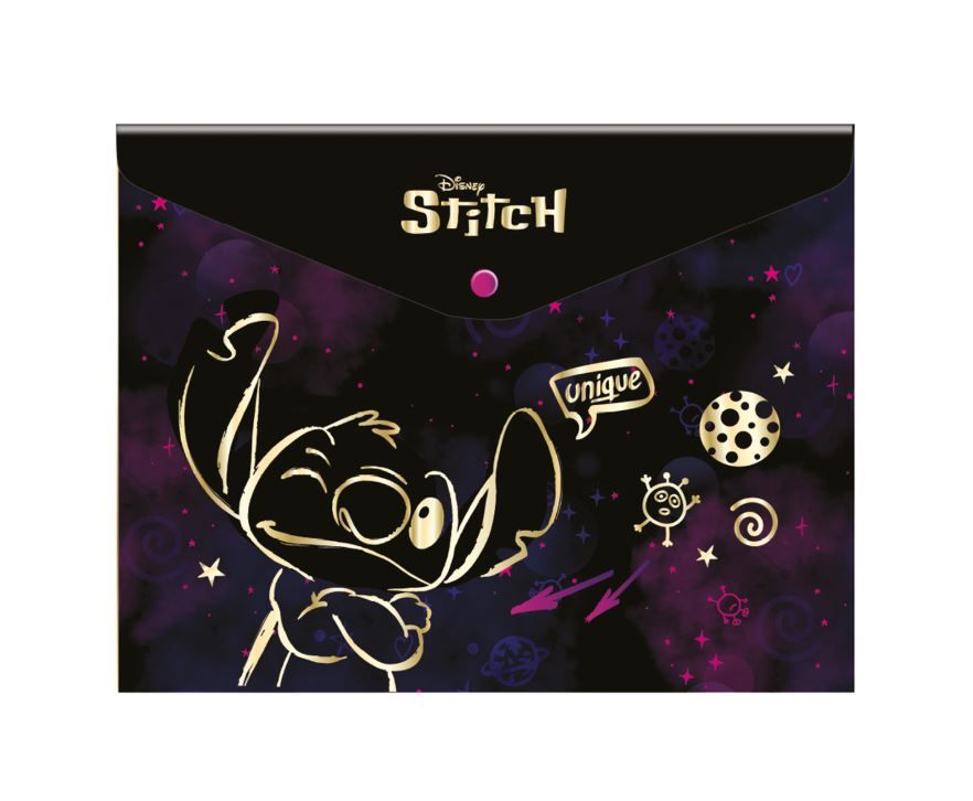 Desky s drukem Colorino A4 PP - Stitch Gold motiv 2