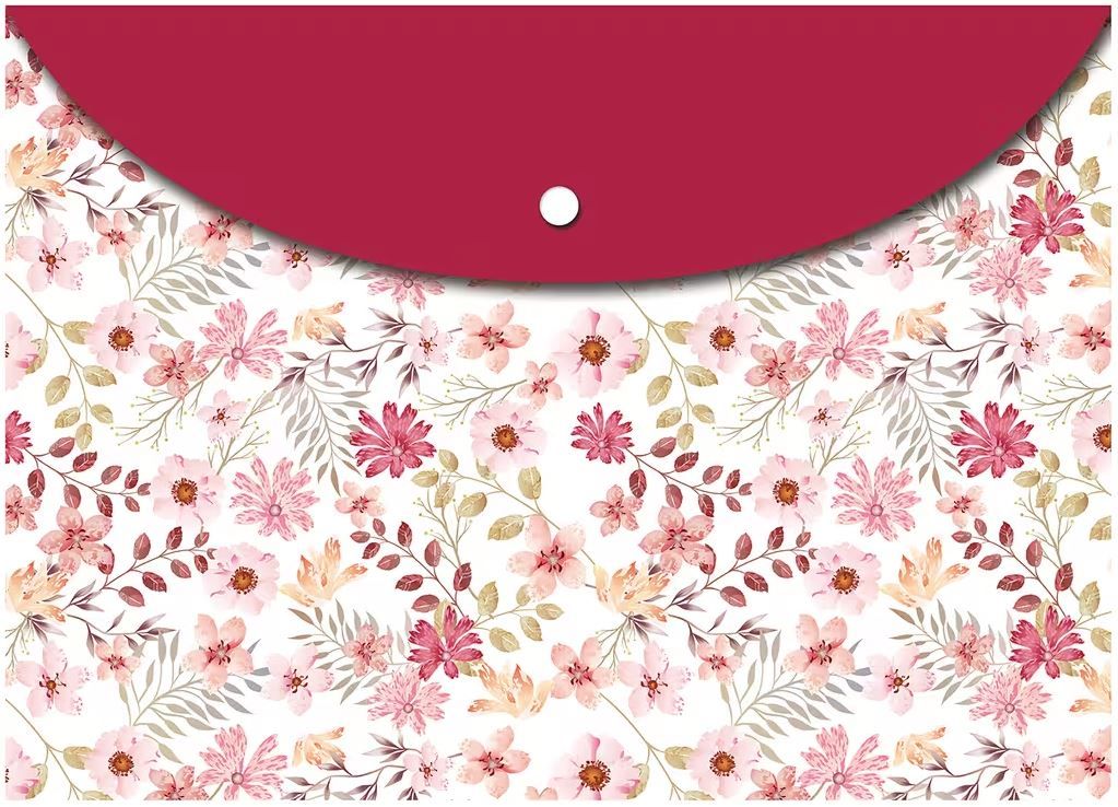 Desky s drukem na dokumenty A4 PVC - Flower