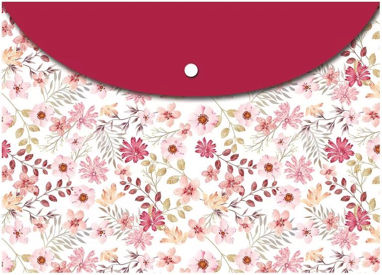 Desky s drukem na dokumenty A4 PVC - Flower