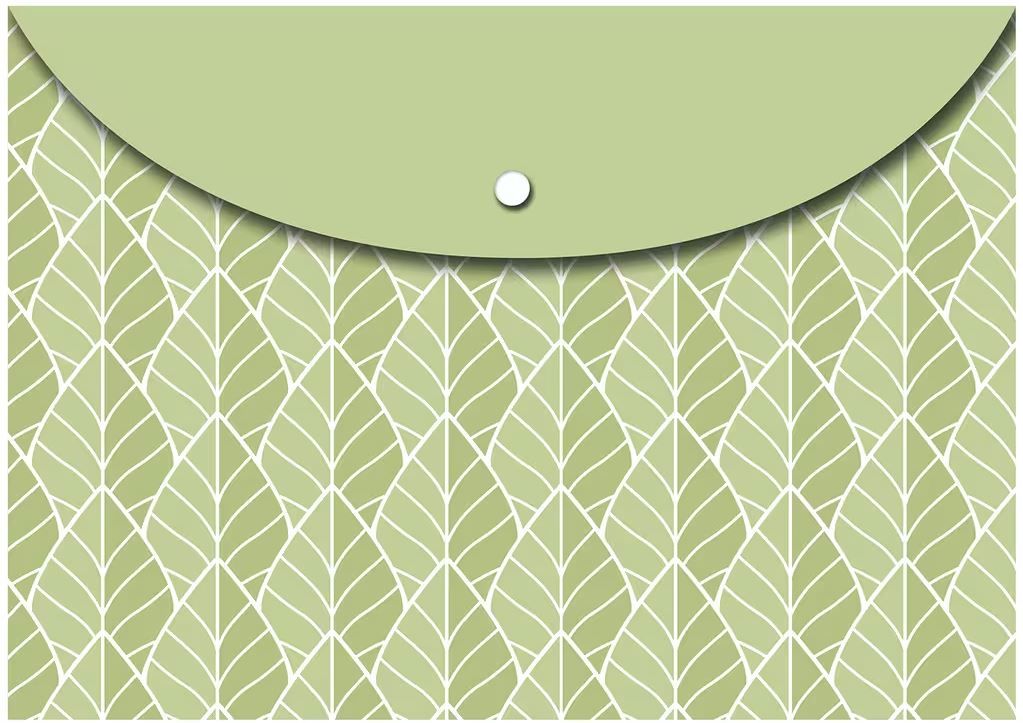 Desky s drukem na dokumenty A5 PVC - Leaves