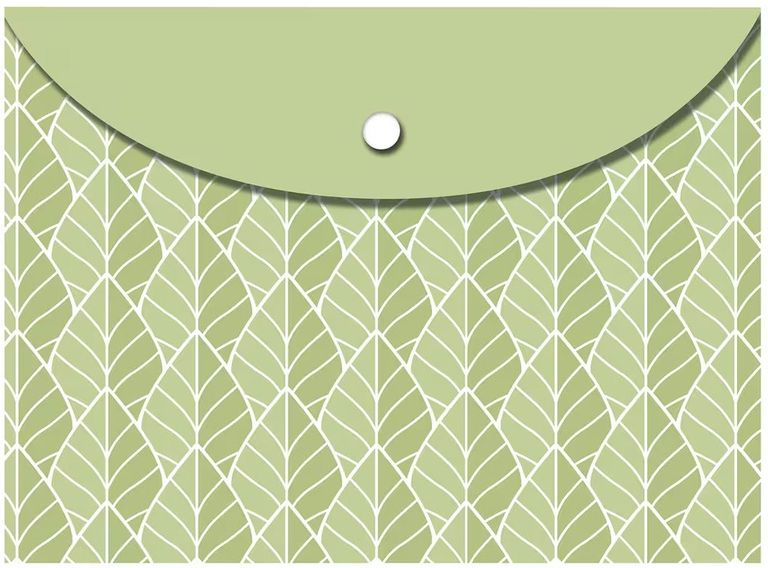 Desky s drukem na dokumenty A6 PVC - Leaves