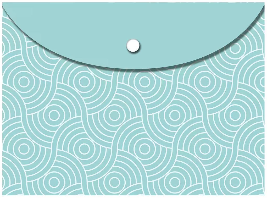 Desky s drukem na dokumenty A6 PVC - Waves