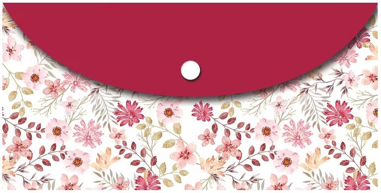 Desky s drukem na dokumenty DL PVC - Flower