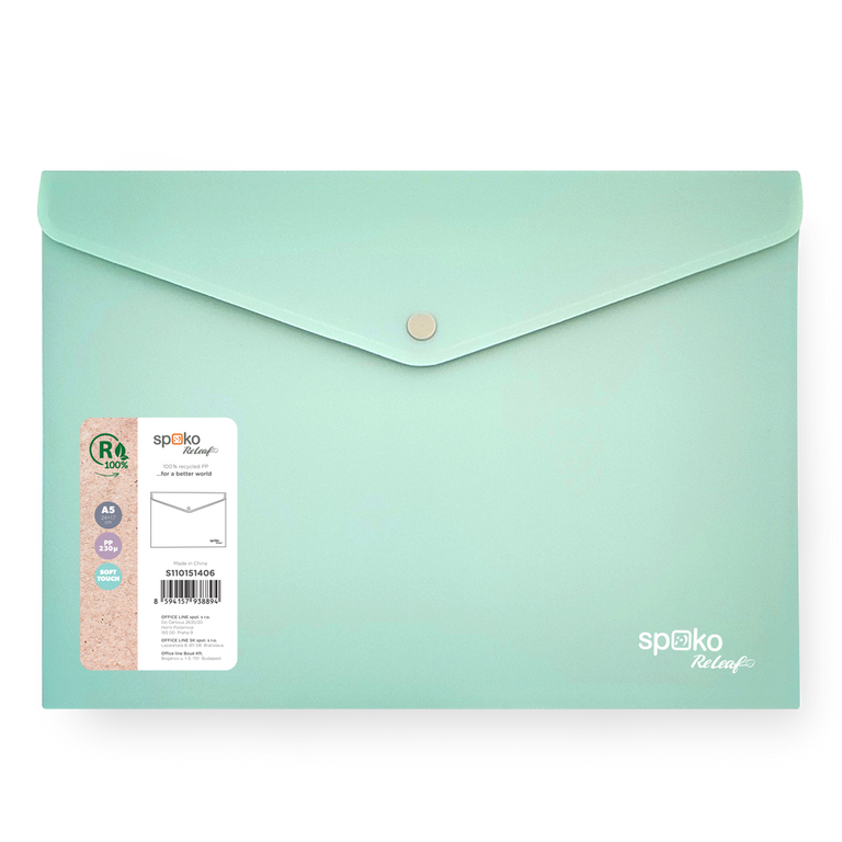 Desky s drukem Spoko ReLeaf A5 PP 1 ks - zelené