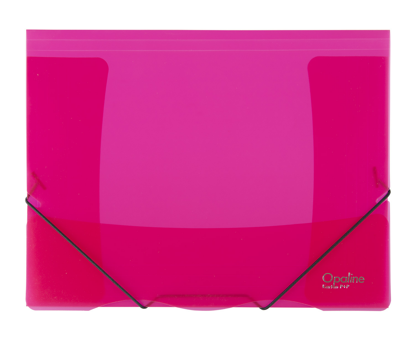 Desky s gumou Opaline A4 PP 3 klopy - červené