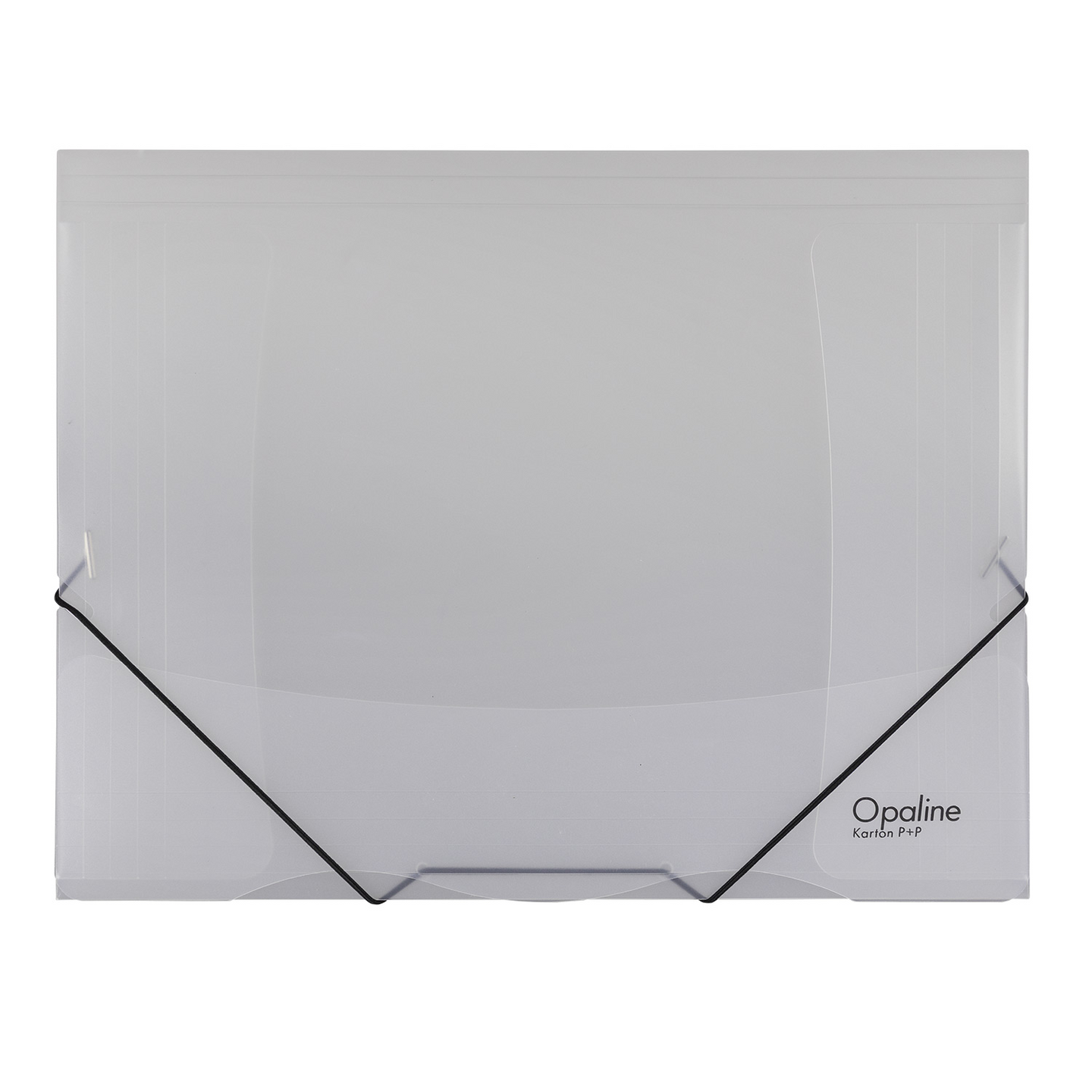 Desky s gumou Opaline A4 PP 3 klopy - čiré