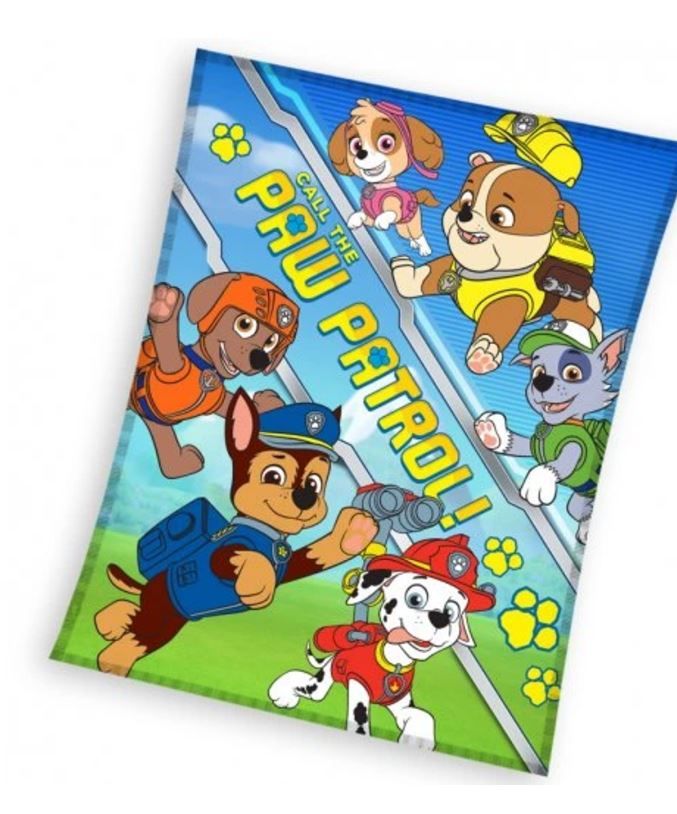 Dětská deka TLAPKOVÁ PATROLA Pomoc je na cestě 110 x 140 cm