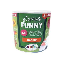 Obrázek produktu: Dětská razítka Aladine Stampo Funny, 21 ks - Příroda