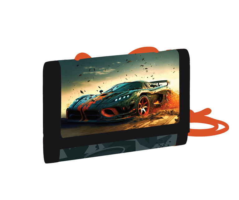 KARTON P+P Dětská textilní peněženka Auto