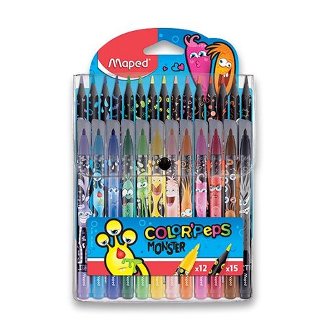Obrázek produktu: Dětské fixy a pastelky MAPED Color'Pep´s Monster