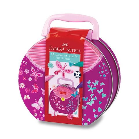 Obrázek produktu: Dětské fixy Faber-Castell Connector - kabelka, 33 ks