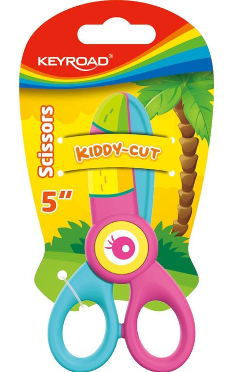 Obrázek produktu: Dětské nůžky KEYROAD Exotic 12,5 cm - Flamingo