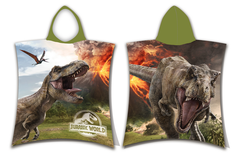 Jerry Fabrics Pončo Jurský svět Volcano Varianta: Pončo Jurský svět Volcano 50x115 cm
