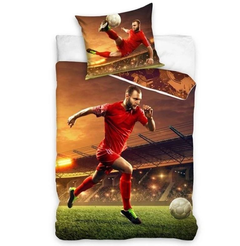 Dětské povlečení Fotbalista Výkop míče